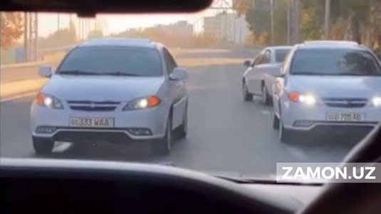 "Gentra"да қарама-қарши ҳаракатланиб, "шоу" кўрсатганлар жазоcиз қолмади