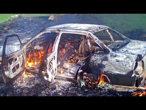 Zominda yuk mashinasi bilan to‘qnashgan "Nexia" yonib ketdi