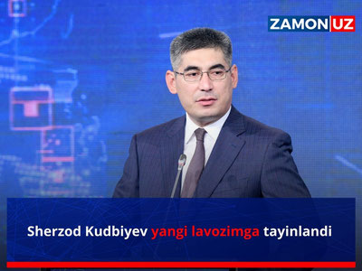 Sherzod Kudbiyev yangi lavozimga tayinlandi