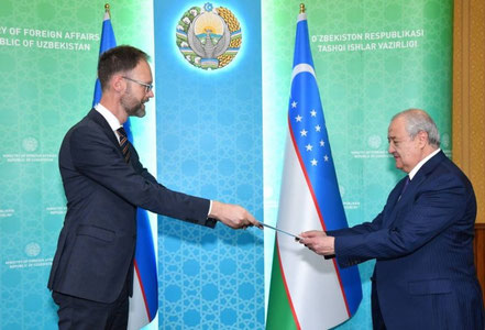 Константин Оболенский Швейцариянинг Ўзбекистондаги элчиси этиб тайинланди