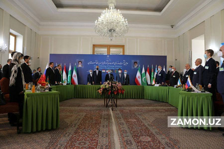 Абдулазиз Комилов Теҳрондаги Афғонистон масаласига бағишланган учрашувда иштирок этди