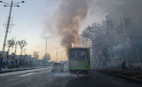 Poytaxtda avtobus yonib ketdi. Bu safar Uchtepаda