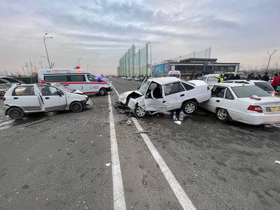 Toshkentda 3 ta avtotransport vositasi ishtirokida YTH sodir bo‘ldi