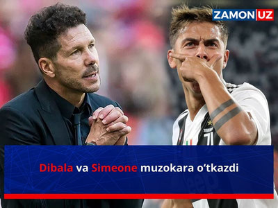 Dibala va Simeone muzokara o‘tkazdi