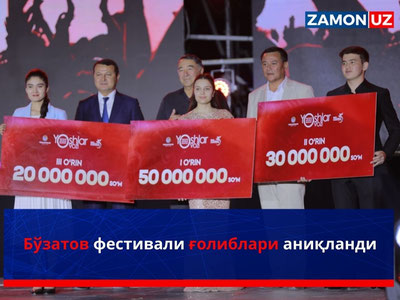 Bo‘zatov festivali g‘oliblari aniqlandi