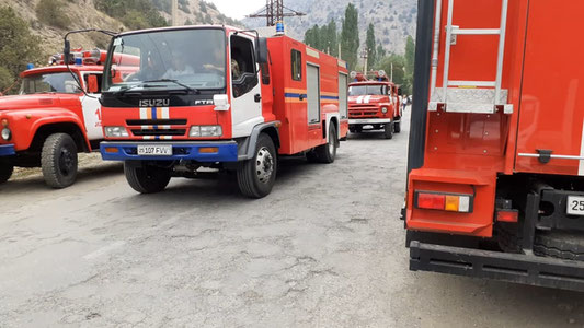 Zomin milliy tabiat bog‘ida sodir bo‘lgan yong‘in bartaraf etildi