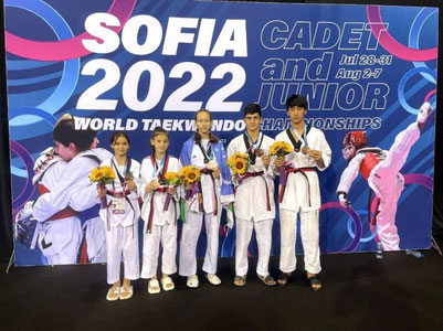 Taekvondo: Jahon chempionatining ilk kunida sportchilarimiz beshta medal oldi