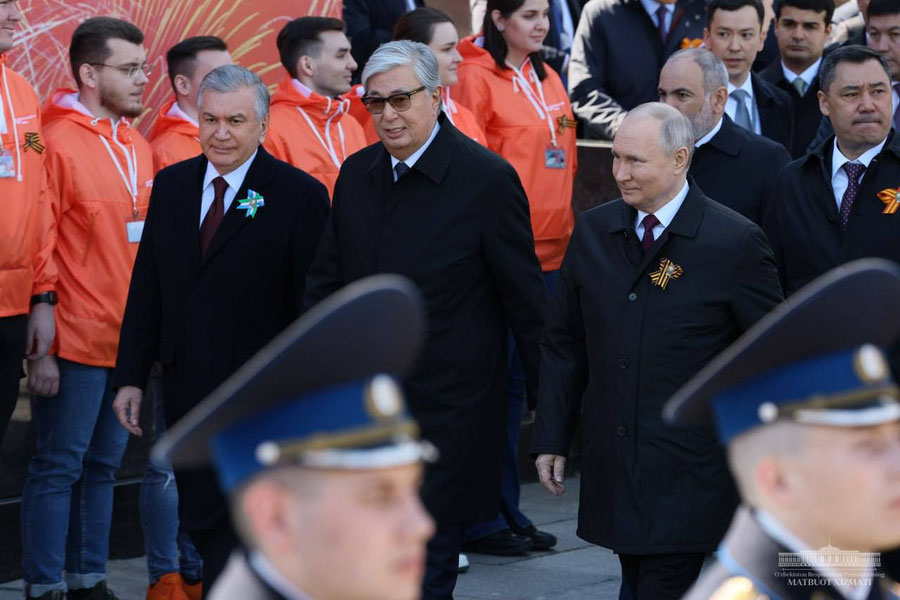 Shavkat Mirziyoyev Moskvadagi G‘alaba paradida qatnashdi