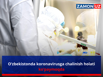 O‘zbekistonda koronavirusga chalinish holati ko‘paymoqda