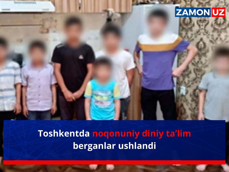 Toshkentda noqonuniy diniy taʼlim berganlar ushlandi