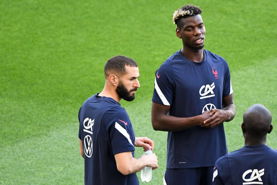 Makron Qatardagi finalga Pogba bilan Benzemani olib ketmoqchi