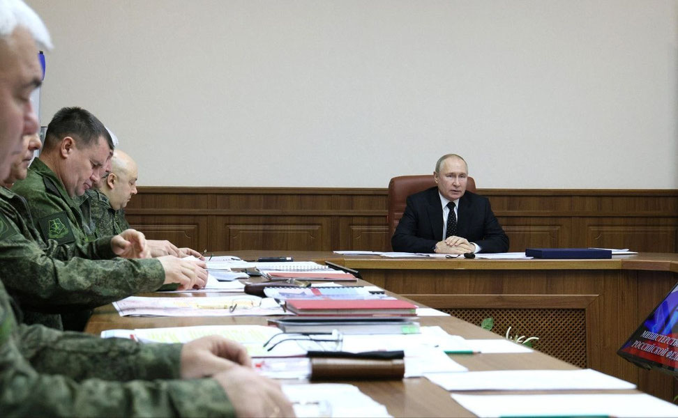 Putin generallari bilan yig‘ilish o‘tkazdi