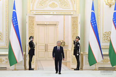 Беш давлат элчиси Шавкат Мирзиёев қабулида бўлди — фото