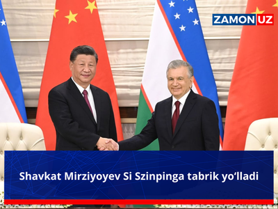 Shavkat Mirziyoyev Si Szinpinga tabrik yo‘lladi