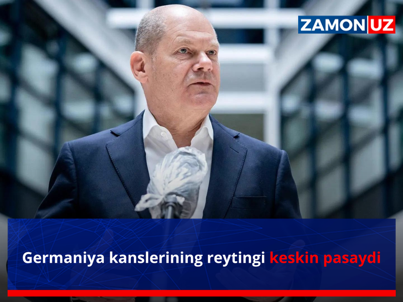 Германия канцлерининг рейтинги кескин пасайди
