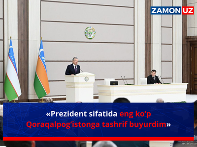 «Prezident sifatida eng ko‘p Qoraqalpog‘istonga tashrif buyurdim»