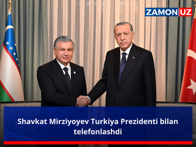 Шавкат Мирзиёев Туркия раҳбари билан телефонлашди
