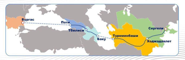 Ўзбекистон Каспий ва Қора денгиз орқали Европага экспортни бошлади