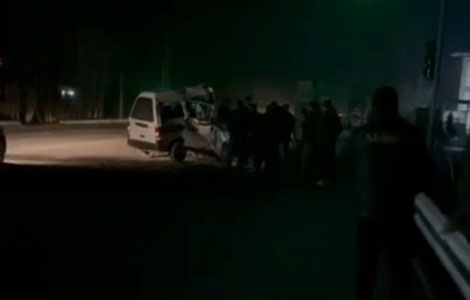 Андижонда Дамас Зил билан тўқнашиб кетди