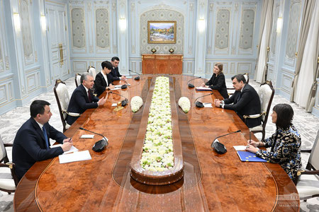 Shavkat Mirziyoyev YEI delegatsiyasini qabul qildi