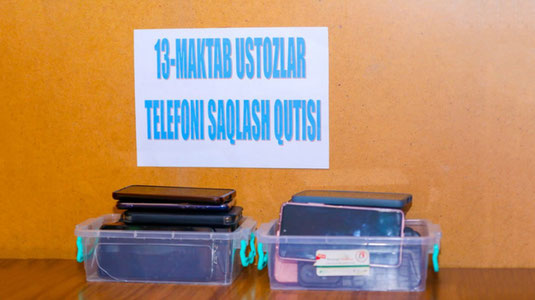 Angrenda "Telefonsiz maktab" tizimi joriy etilmoqda