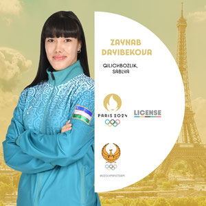 Zaynab Dayibekova Olimpiya oʻyinlari litsenziyasini qoʻlga kiritdi