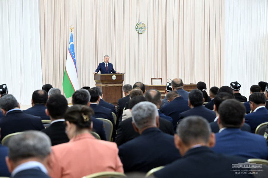 Buxoroda Prezident raisligida videoselektor yig‘ilishi boshlandi