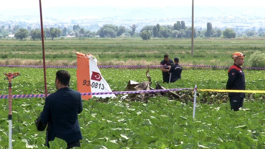 Turkiyada harbiy samolyot halokatga uchradi