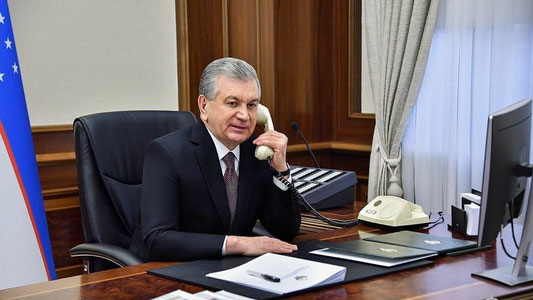 Shavkat Mirziyoyev Rossiya Prezidenti bilan telefonlashdi