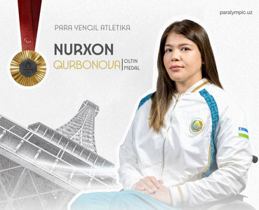 Nurxon Qurbonova oltin medalni qo‘lga kiritdi