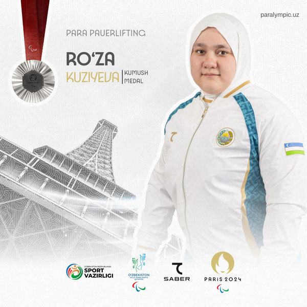 Ro‘za Kuziyeva kumush medal sohibi bo‘ldi