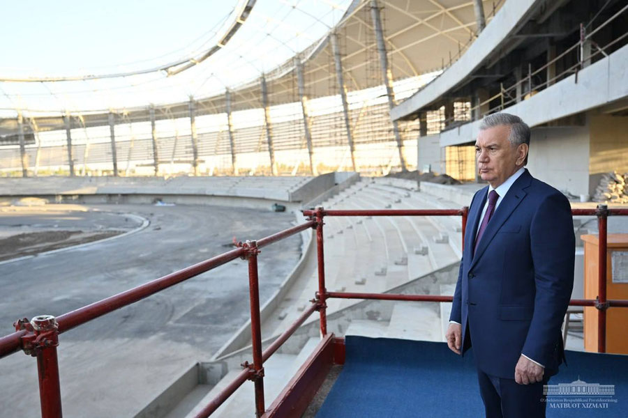Prezident Olimpiya shaharchasi qurilishini borib ko‘rdi