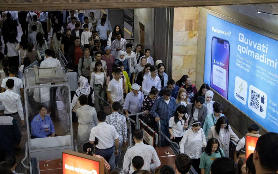 Toshkent metropoliteni yo‘lovchilardan imkon qadar tezroq harakatlanishni so‘radi