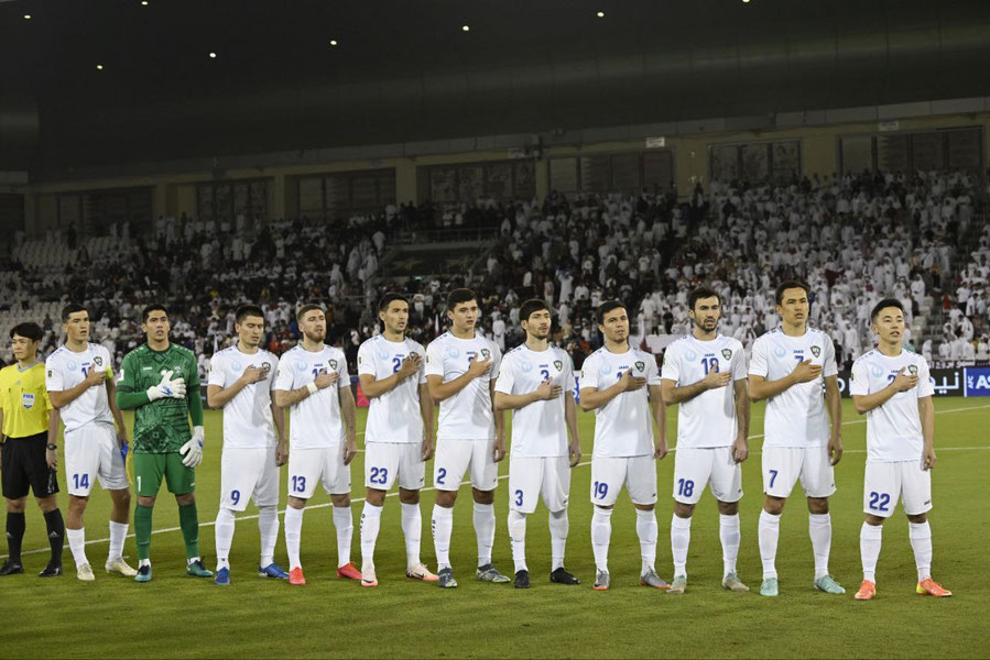 O‘zbekiston — Qatar o'yinida madhiya o‘rniga reklama qo'yildi