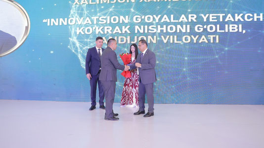 Eng yaxshi innavatorlar “Innovatsion g‘oyalar yetakchisi” ko‘krak nishoni bilan taqdirlandi