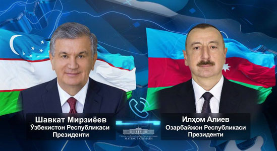 Shavkat Mirziyoyev Ozarbayjon prezidenti bilan telefonlashdi