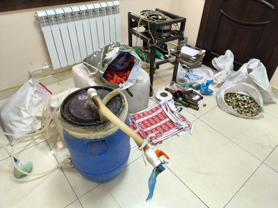 Қашқадарёда яширин алкоголь цехи фош этилди