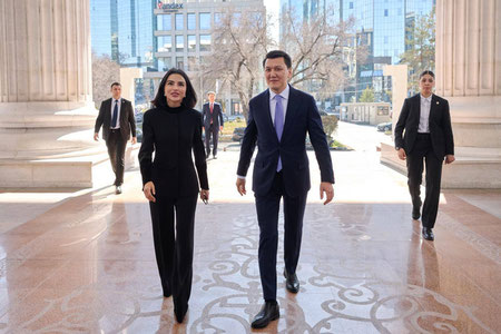 Саида Мирзиёева Қозоғистон давлат маслаҳатчиси билан учрашди