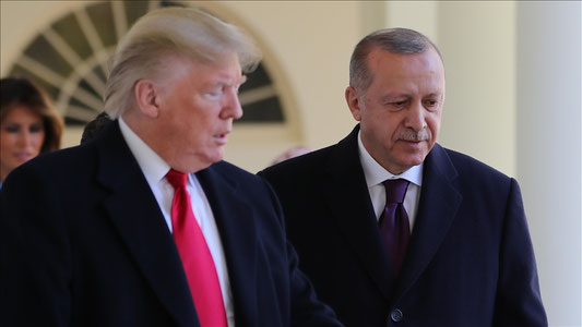 Трамп ва Эрдоған муҳим масалаларни муҳокама қилди