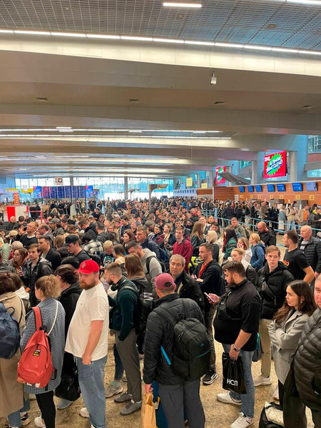 Rossiyada aeroportlar yopildi