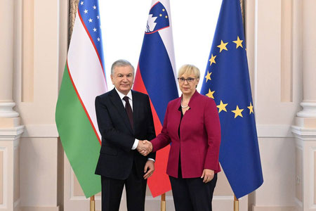Shavkat Mirziyoyev Sloveniya prezidenti bilan uchrashuv o‘tkazdi