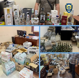 Қалбаки алкоголь ва тамаки маҳсулотларининг ноқонуний савдоси фош этилди