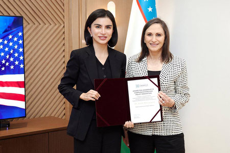 Saida Mirziyoyeva Amerika-O‘zbekiston savdo palatasi raisi bilan uchrashdi