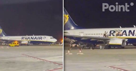 Ispaniya aeroportida samolyot yonib ketdi