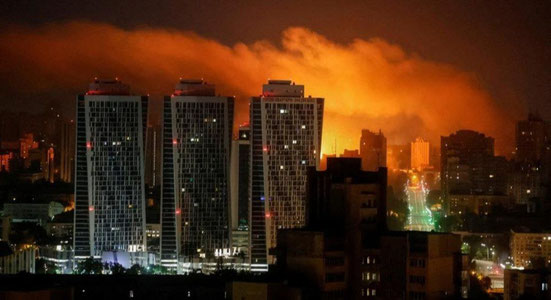 Россия тунда Киевга йирик ҳаво ҳужуми уюштирди