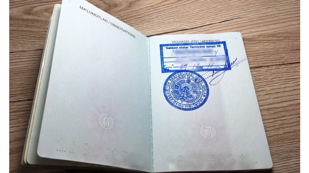 “Propiska” bo‘yicha yangi tartib o‘rnatilmoqda