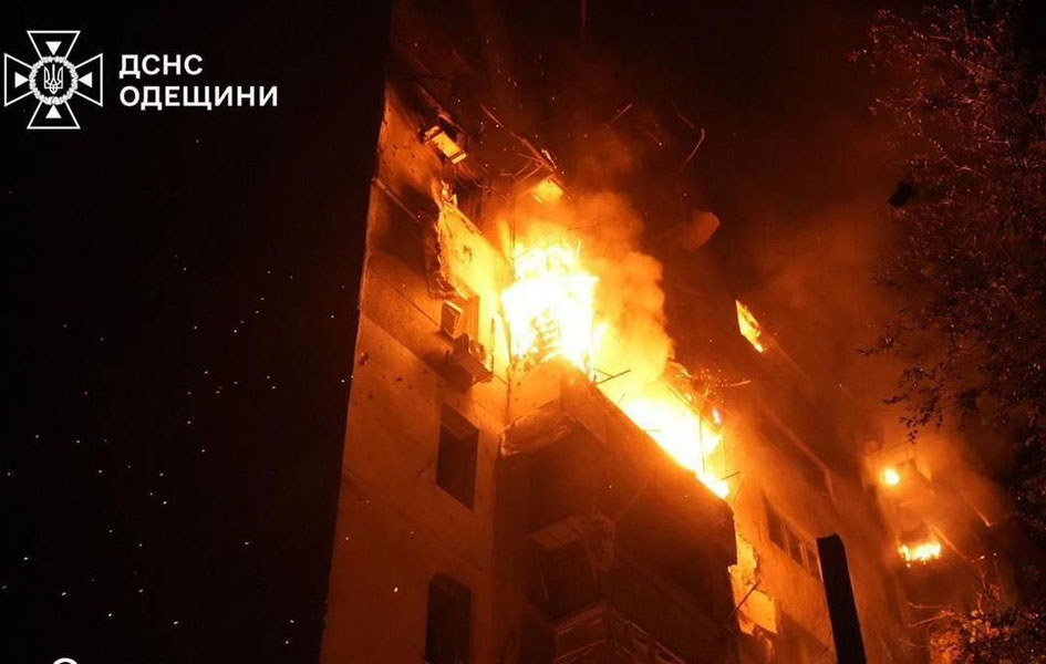 Rossiya Ukrainaga raketa va dronlar bilan hujum qildi
