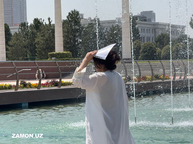 “Yonayotgan” Toshkent: anomal issiqda ham hayot davom etmoqda