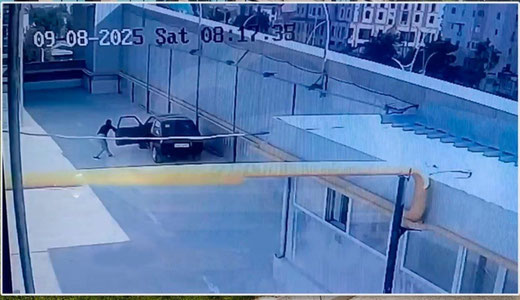Тошкентда автомобиль томига чиқиб, ҳайдаб кетган шахс қўлга олинди