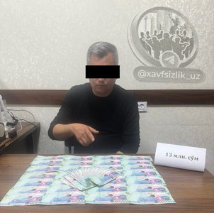 Bekobodda MIB xodimi qo'lga olindi